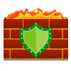 Protected Firewall Icon